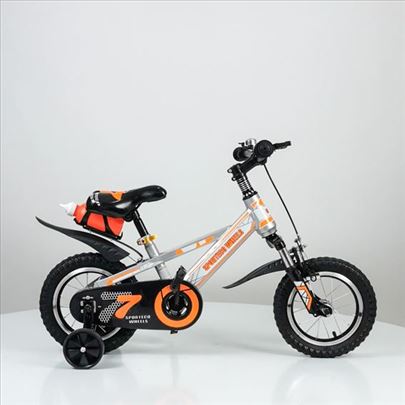 Dečiji bicikl vel.12 mod. 714 oranž sa amortizerom