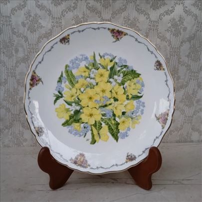 Royal Albert porcelan, dekorativni tanjir