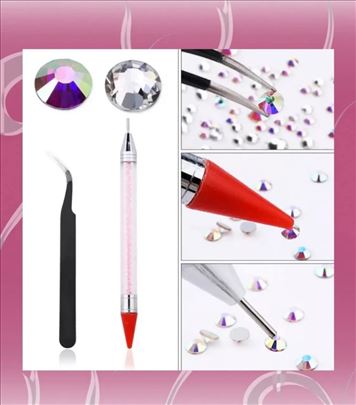 Dvostrana olovka za cirkone i pinceta 