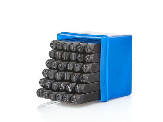 Brojevi i slova za Ukucavanje 8 mm 36 kom  