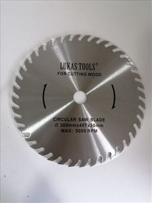 Kružna testera za drvo Fi 300 bez vidije, novo