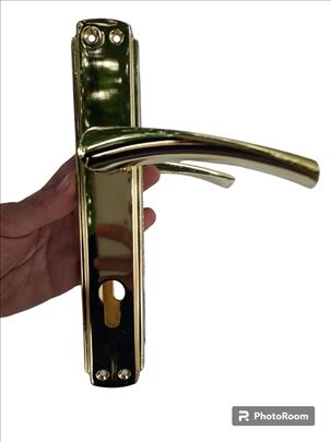 Kvake za drvena vrata sa oprugom Gold Elzet 12 nov