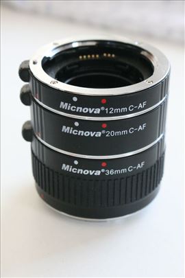 Macro Extension Tube Set za Canon EOS EF/EF-S 
