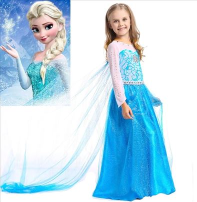 Elza Frozen kostim haljina model A 2 plast 