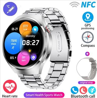 GT4 PRO Smart Watch GPS, NFC, ECG+PPG, BT Poziv