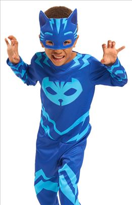 Plavi catboy kostim za decu pj masks mačak macak