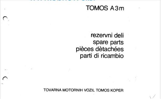 Katalog rezervnih delova Tomos A3