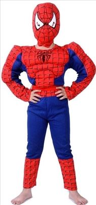 Kostim Spiderman spajdermen  mišići i trbušnjaci