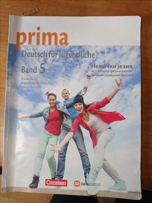 Prima 5 Band 5, udžbenik, radna sveska, cd