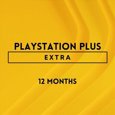 PS Plus+PlayStation PS+ 12 meseci Extra PS5 / PS4