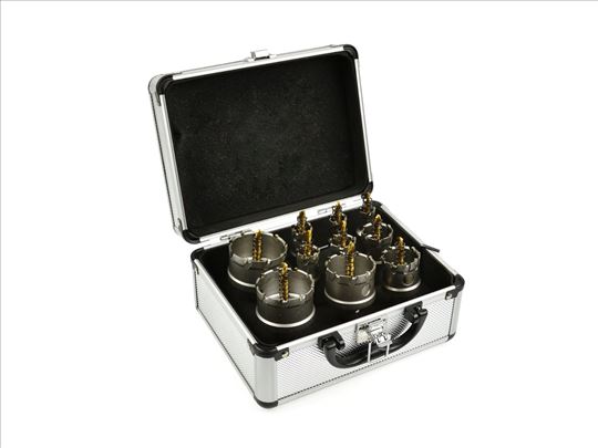 Set krune za rupe za metal titanijum 10 kom  16-53