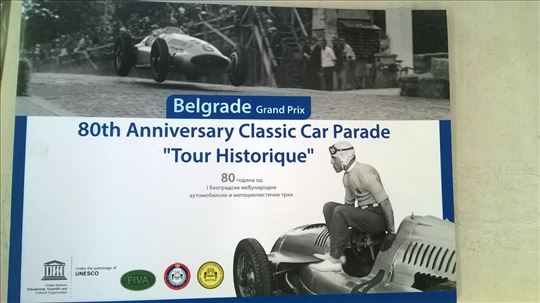Knjiga:  Belgrade Grand Prix 80 god.trke automobil
