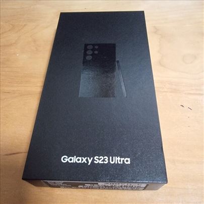 Samsung S23 Ultra 256GB Black Duos novo vakum