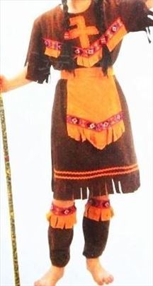 Indijanka kostimi za decu