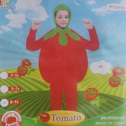 Paradajz, povrće kostim za decu