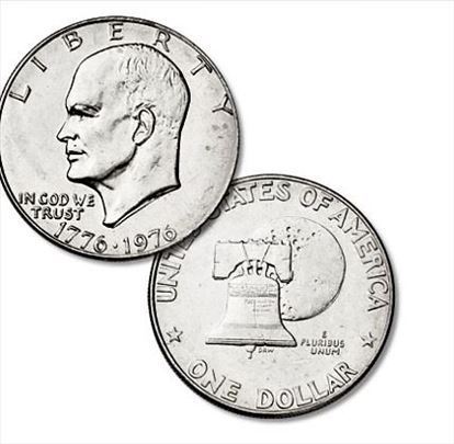 USA-Eisenhower 1$ 1976