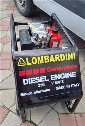 Agregat Lombardini 4.2kw/motor173F