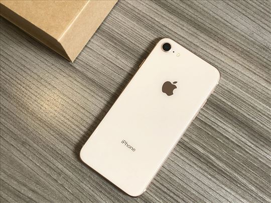 iPhone 8 64GB Gold Sim Free novo! 100% Baterija