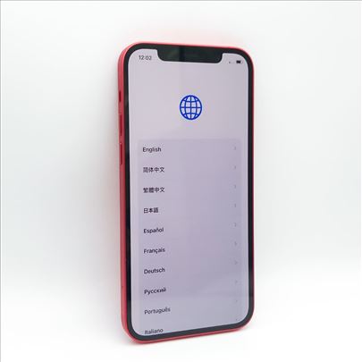 iPhone 12 64GB Red Sim Free novo! 100% Baterija