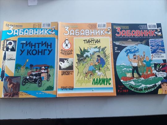Stripovi Tintin Politikin zabavnik oko 50 komada 