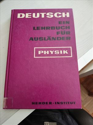 Physik, Deutsch, Ein Lehrbuch fuer Auslaender