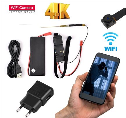 4K mikro SPY kamera Wi-Fi full remote access
