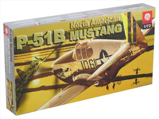 1/72 Maketa aviona North American Mustang P-51B