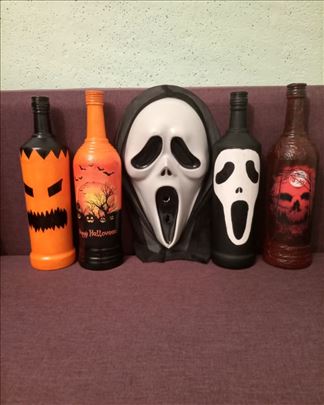Halloween ukrasne flaše