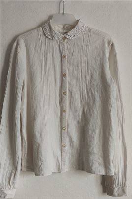 Vintage bluza sa cipkanom kragnicom vel.s-m 