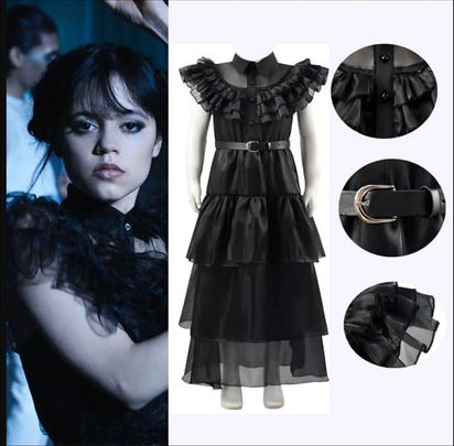 Wednesday Adams family haljina kostim Sreda Dance 