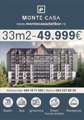 Zlatibor Monte Casa 33 kvadrata na 30 rata