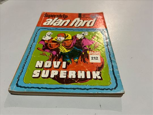 Novi supernik Super strip Alan Ford 212