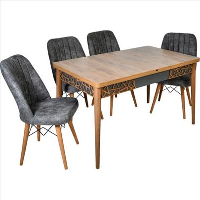 Amalfi trpezarijski stol i set stolica