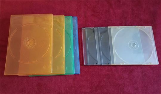 CD-DVD prazne kutije 7 komada