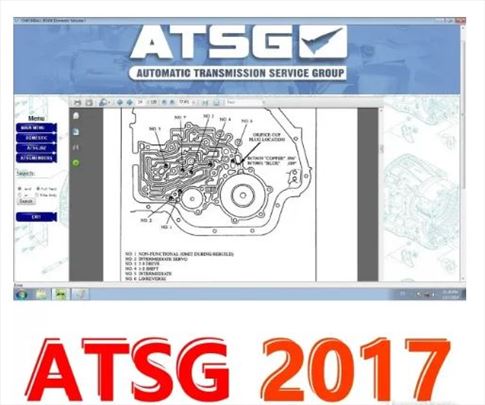 ATSG17 2017 Program za Automatske MENJACE 