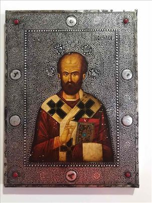 Ikona Sveti Nikola, akademski slikar, izuzetna