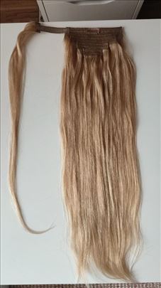 Prirodna kosa rep med 60cm
