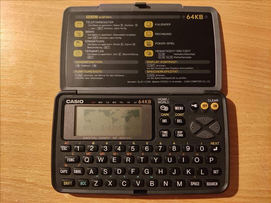 Casio 64KB Digital Diary SF-4600C