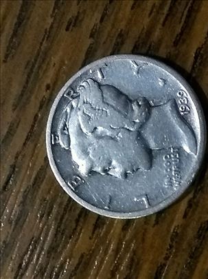 Mercury Dime, srebrni iz 1939