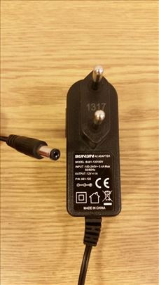 Adapter ispravljač punjač AC-DC 12V 1A Sunun