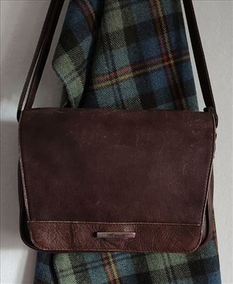 Vintage Marzia kožna torba 27x22x7 cm 