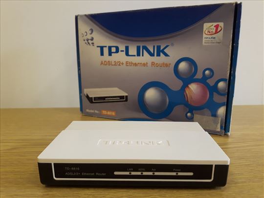 ADSL2/2+ Ethernet Ruter - Modem TP-Link TD-8816