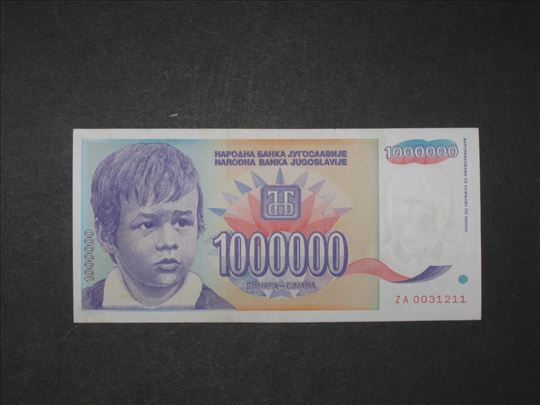 1 000 000 Dinara 1993, zamenska