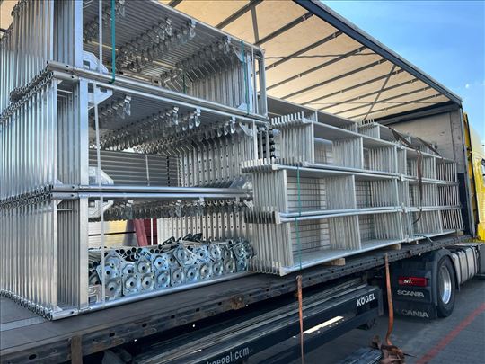 Nova aluminijska skela 1005,73 m² Brza dostava! 