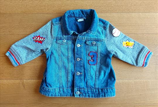 Dečija markirana odeća, nova H&M jakna, 6-9m, 74