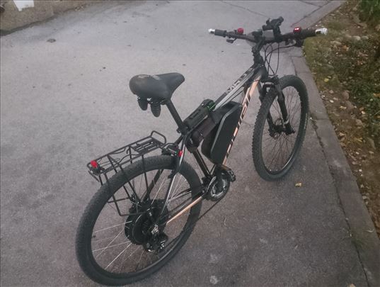 Električni bicikl na gas 1000Wh baterija Polar