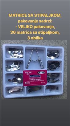 Matrice sa štipaljkom veliko pakovanje 36 