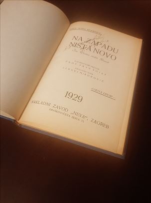 Na zapadu ništa novo Remark 1929 prvo izdanje 