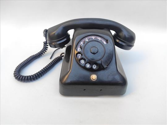 Stari Vintage Telefon Bakelit Ata 1 ISKRA Kranj FN