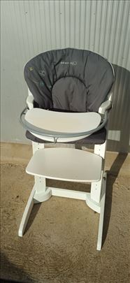 Drvena stolica za hranjenje beba
